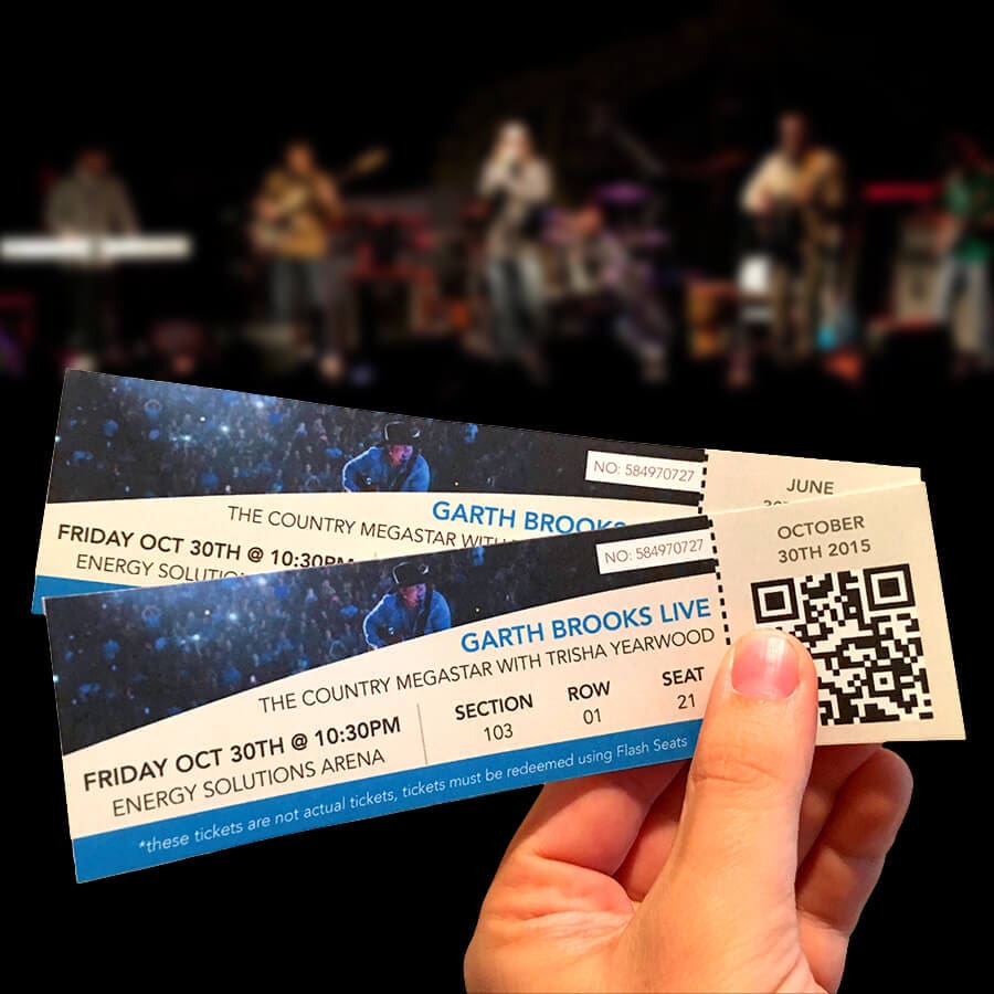Concert Tickets Template - MacTemplates.com