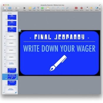 Keynote Template Final Jeopardy