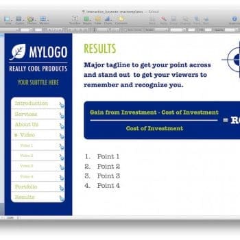 Interactive Keynote Template